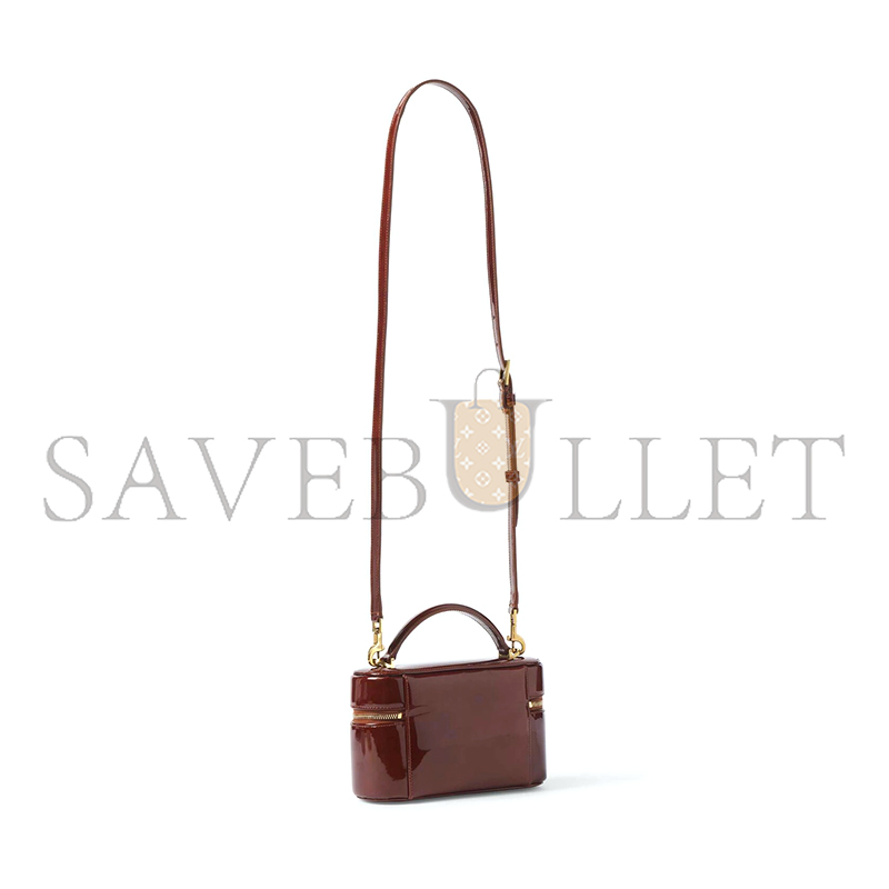 YSL GABY VANITY BAG IN PATENT LEATHER P00979447 (18*11*6.5cm)